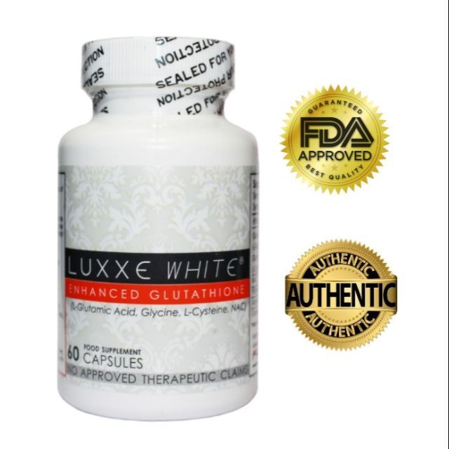 Original Luxxe White Enhanced Glutathione w/ Paper Bag