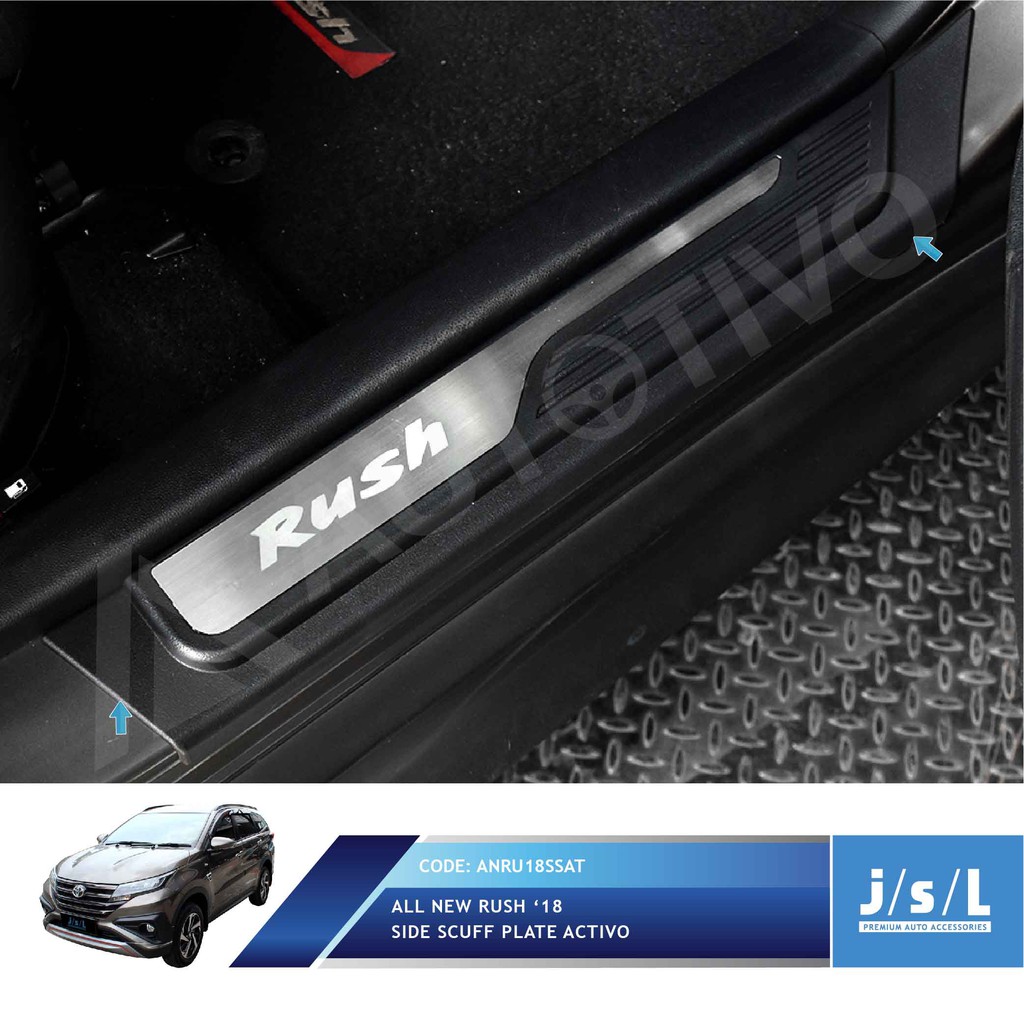Jsl SIllplate Side All New Rush Side Scuff Plate Activo | Shopee ...