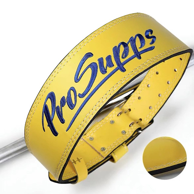 ProSupps Fitness Belt Weightlifting Leather Belt Fitness Training Waist