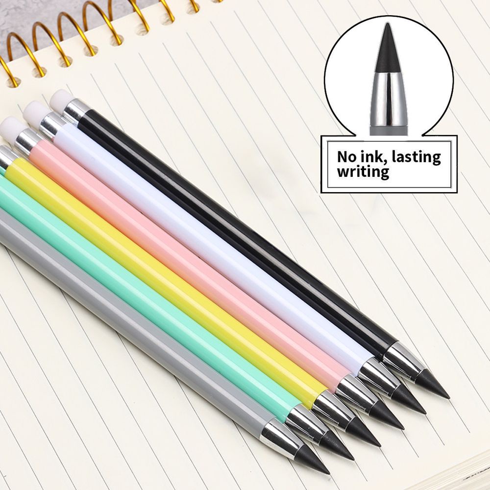 New Inkless Eternal Pencil Unlimited Writing No Ink HB Pen Sketch ...