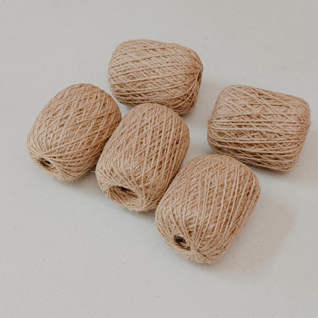 Natural Brown Jute Twine String Yarn (1.6 mm) Shopee Philippines