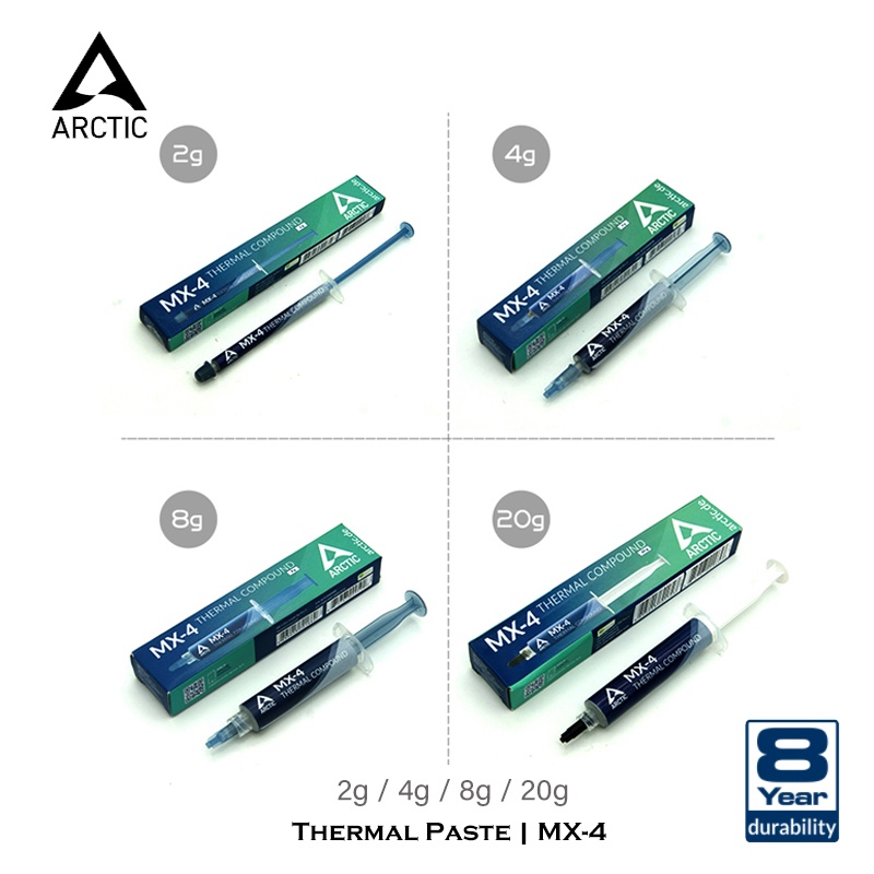 Arctic MX-4 Top Thermal Compound 8.5W/m-k Used For PC CPU/GPU Silicone ...