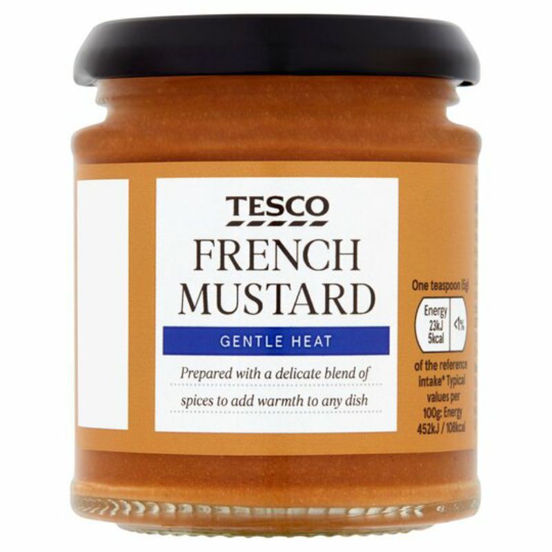 Tesco Mustard (Dijon Mustard, Wholegrain Mustard, French Mustard