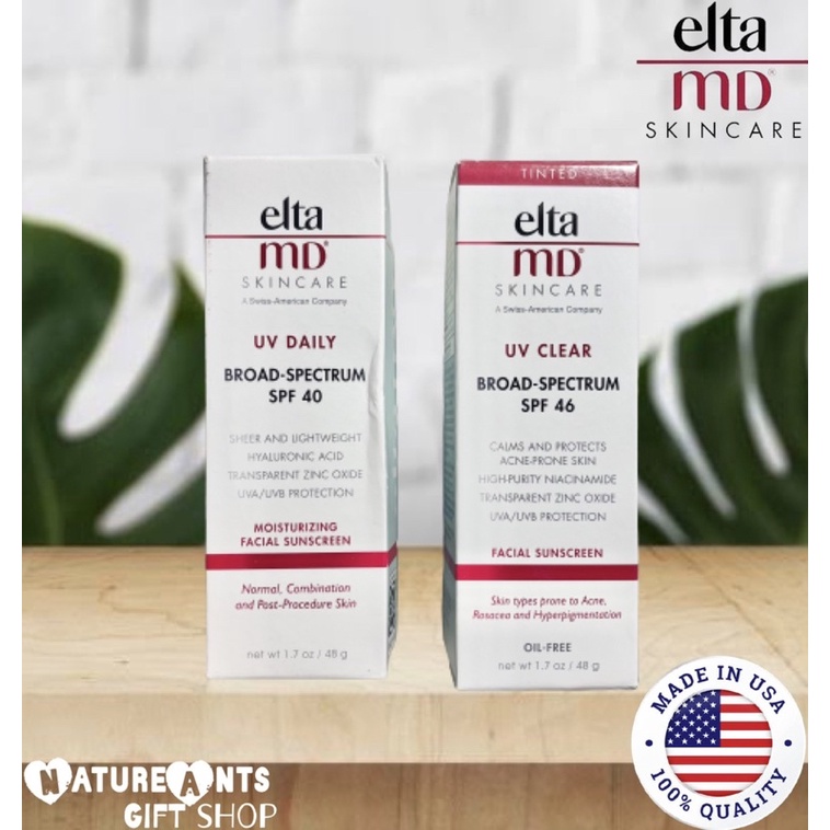 [ELTA MD] U.S. Authentic Moisturizing Facial Sunscreen SPF 40 and