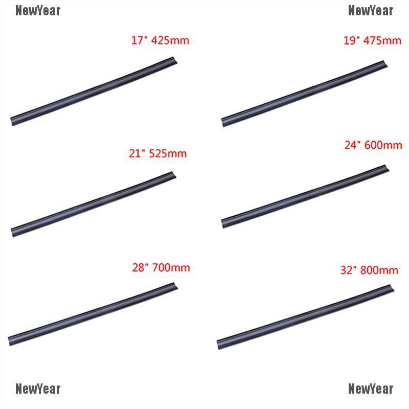 8-Pack Universal 28-Inch Frameless Windshield Wiper Blade Refills - Silicone, Easy Install