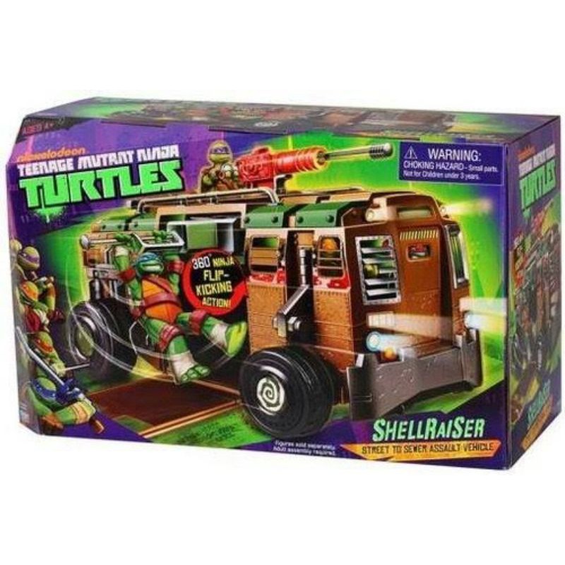 Playmates TMNT Teenage Mutant Ninja Turtles ShellRaiser Vehicle playset ...