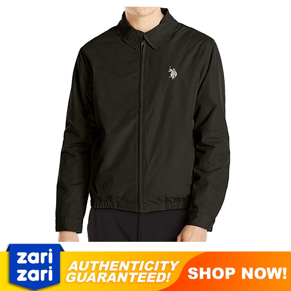 U.S. Polo Assn. Black Men's Golf Jacket, Large Shopee Philippines