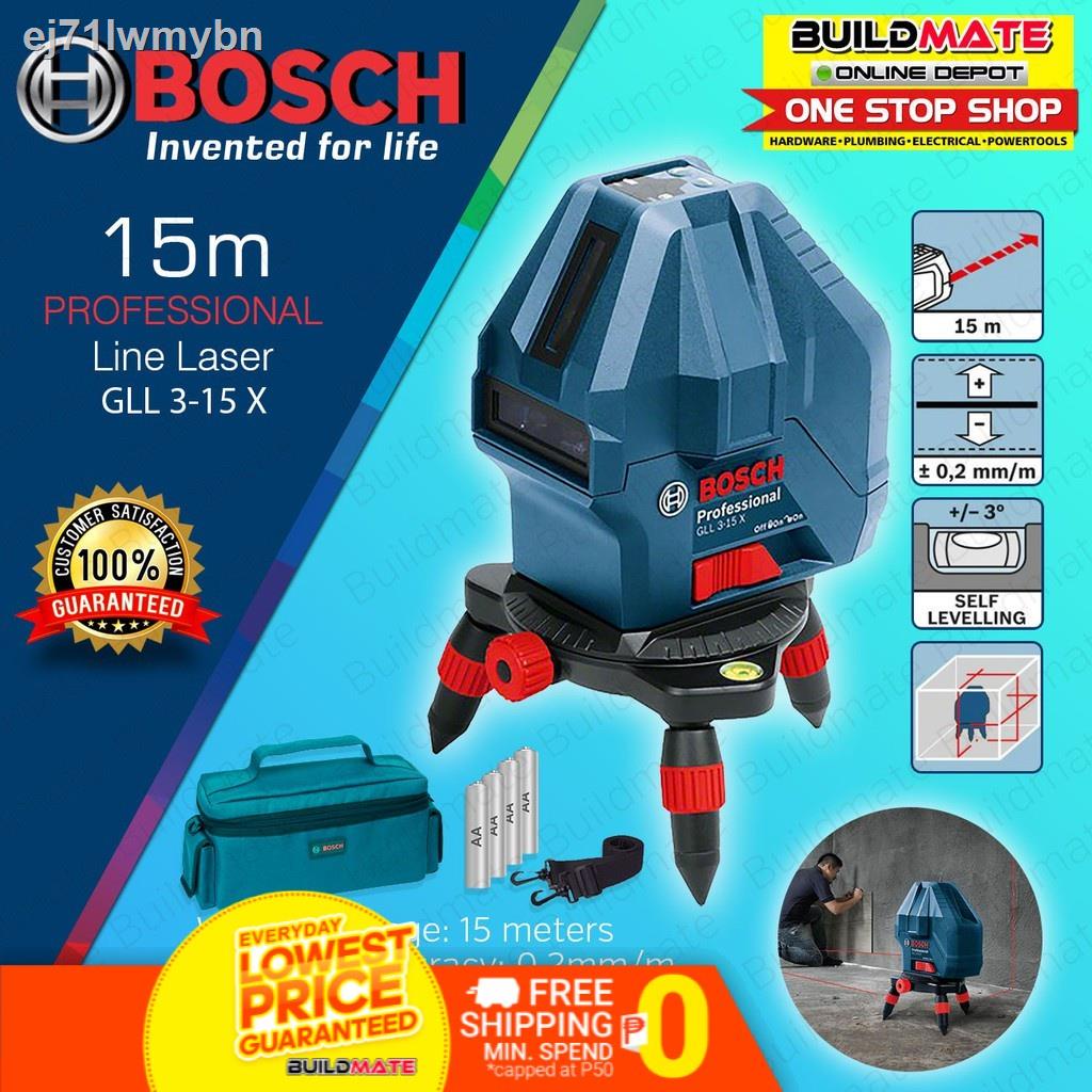 BOSCH Professional GLL 315 X Levelling 3 Line Laser with 4xAA BATTERY