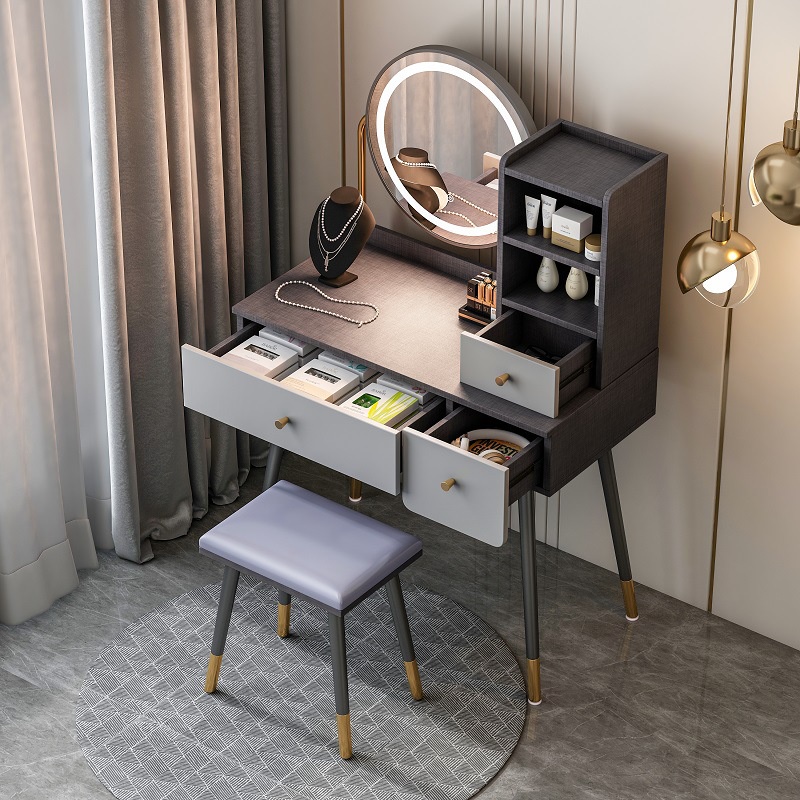 Light Luxury Dressing Table Bedroom Modern Minimalist Makeup Table