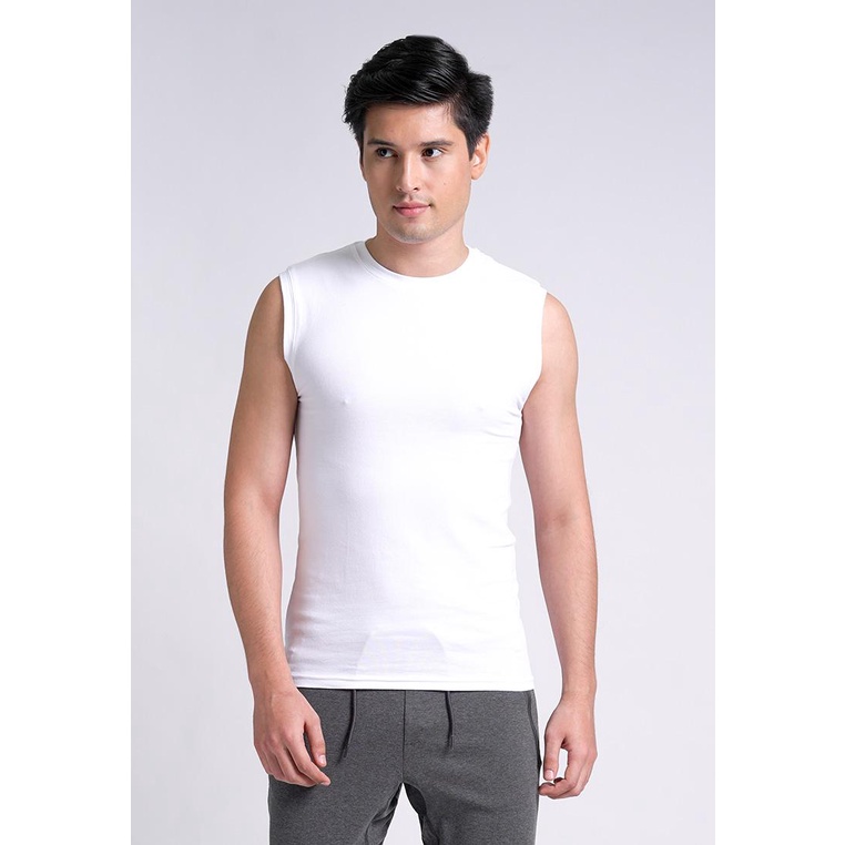 BUT0035WH3 - BENCH/ Fitted Muscle Shirt - White
