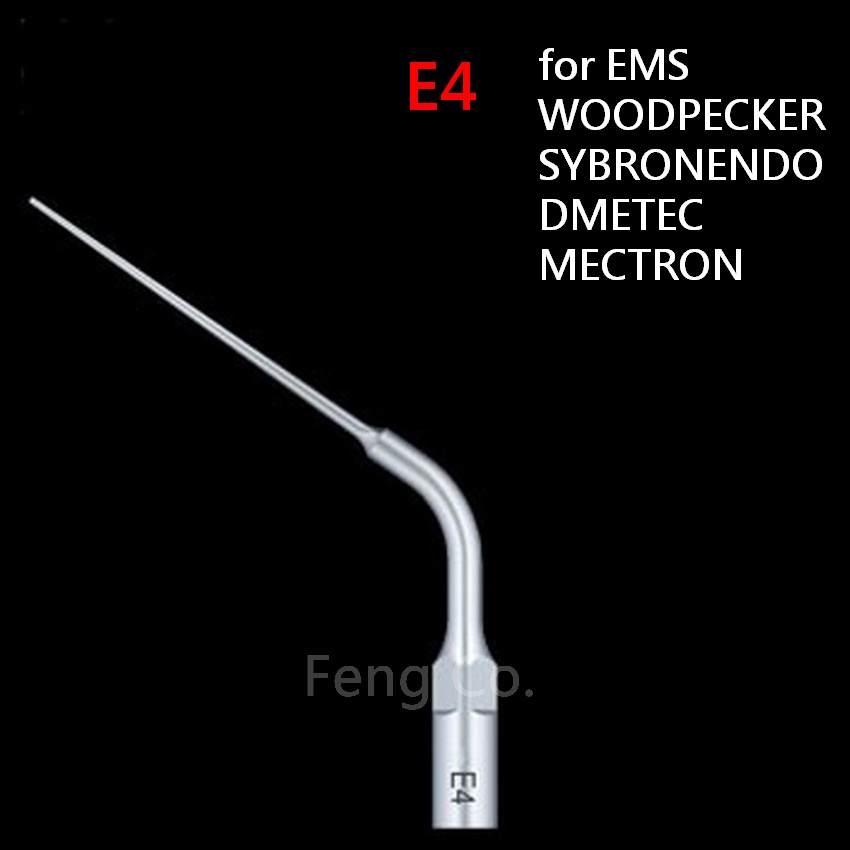 E4 Ultrasonic Scaler Tips Endo Perio Dental Scaling Fit EMS Woodpecker ...