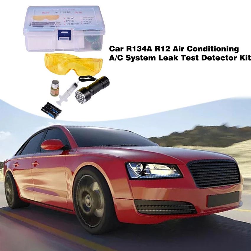 HOT┅Auto Aircon Leak UV Flashlight Refrigerant Leak AC Leak Test Kit