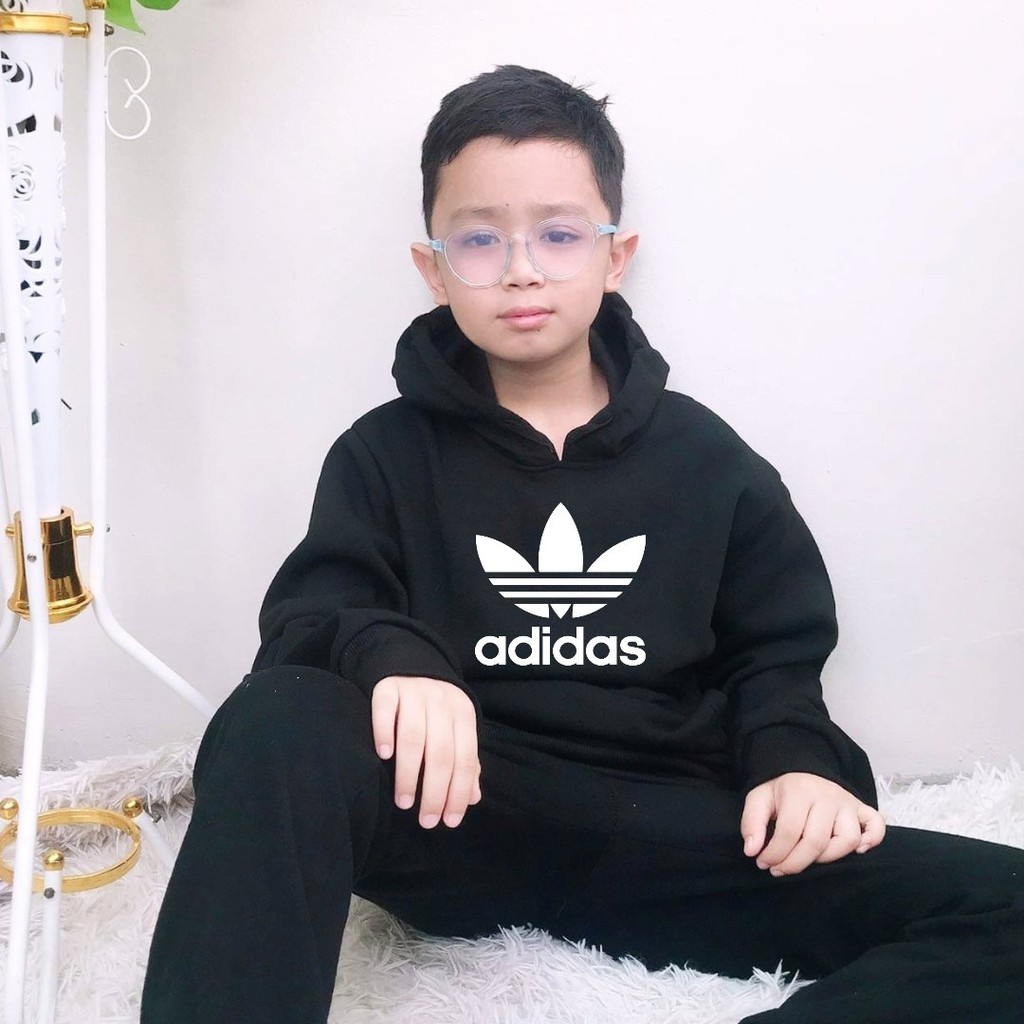 HOODIE ADIDAS JACKET FOR KIDS 4 13 YEARS OLD KOREAN STYLE LONGSLEEVE UNISEX Shopee Philippines