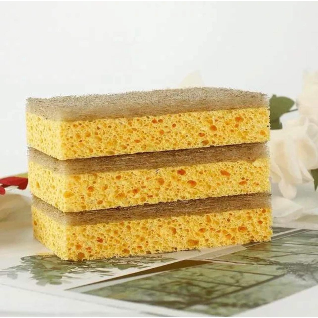 Hokage Mom Eco Friendly Plant Based Sponge (3 Pcs, Environment friendly ...