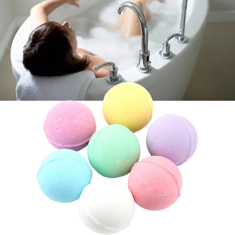 EELHOE 5 Pcs Bath Ball Handmade Bubble Bomb Rich In Essential Oil