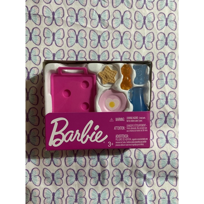 Barbie breakfast 2025 accessory pack