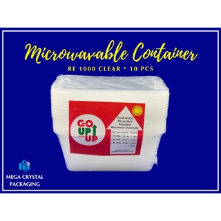 1000ml Rectangular Microwavable Container – Packaging Lab Philippines