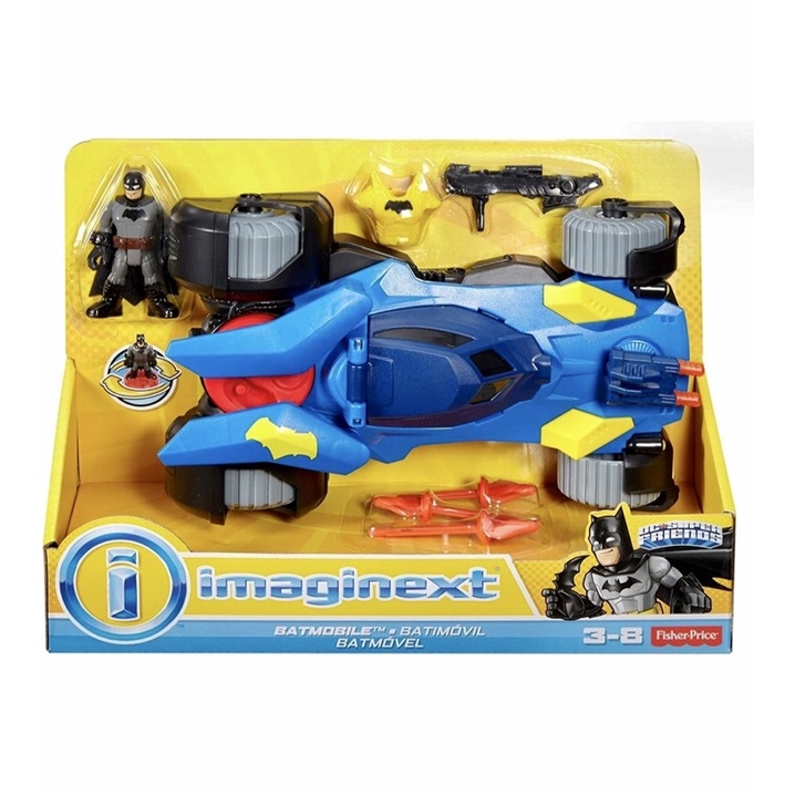 imaginext batmobile and cycle