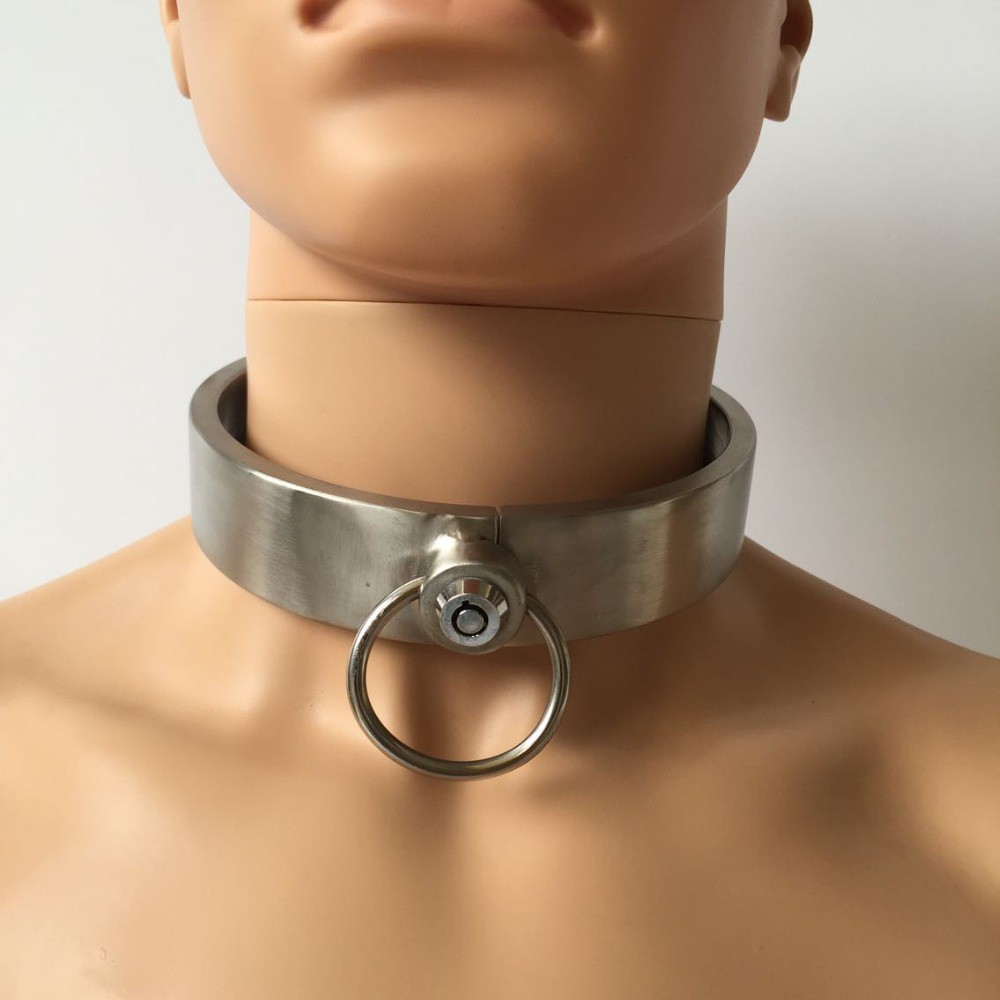 top heavy duty stainless steel locking slave collar fetish sex adult  collars bondage restraints coll | Shopee Philippines