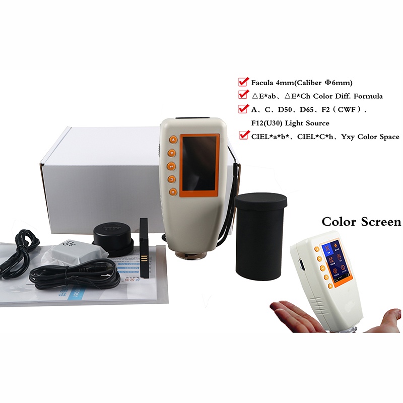 Handheld Colorimeter Color Difference Meter Spectrophotometer with
