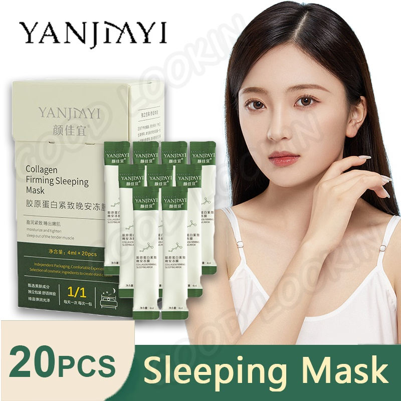 Yanjiayi 100 Original collagen firming sleeping mask Gel Mask Anti