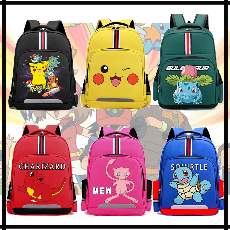 35CM Pokemon Pikachu Backpack Bag Cute Multifunctional Schoolbag Waterproof Boy School Bag Kid Satchel Cartoon Girl Book Bags kids backpack Shopee Philippines