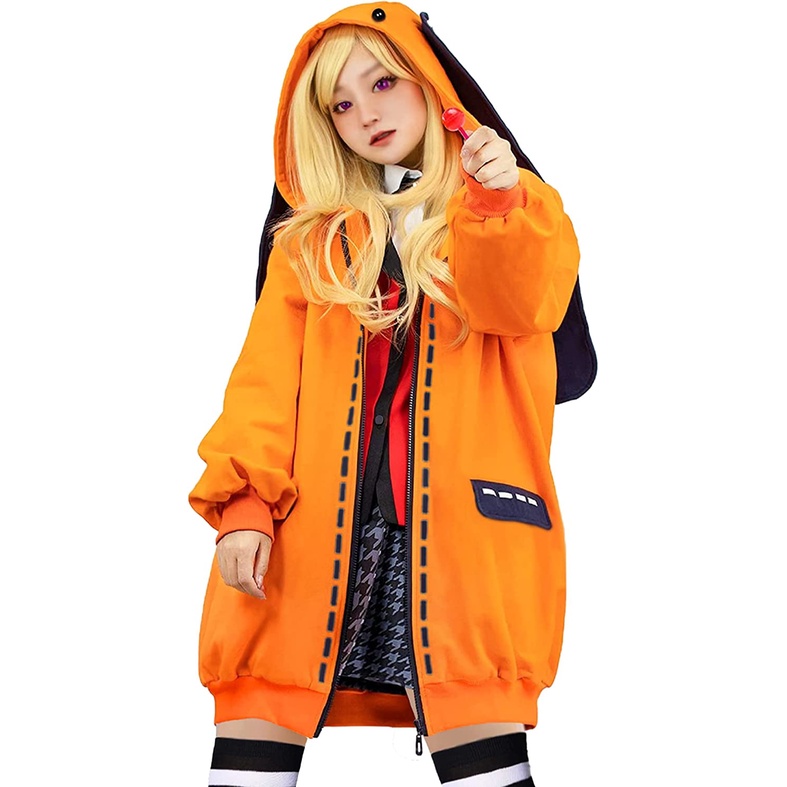 Anime Kakegurui Compulsive Gambler Rune Runa Yomozuki Cosplay Costume