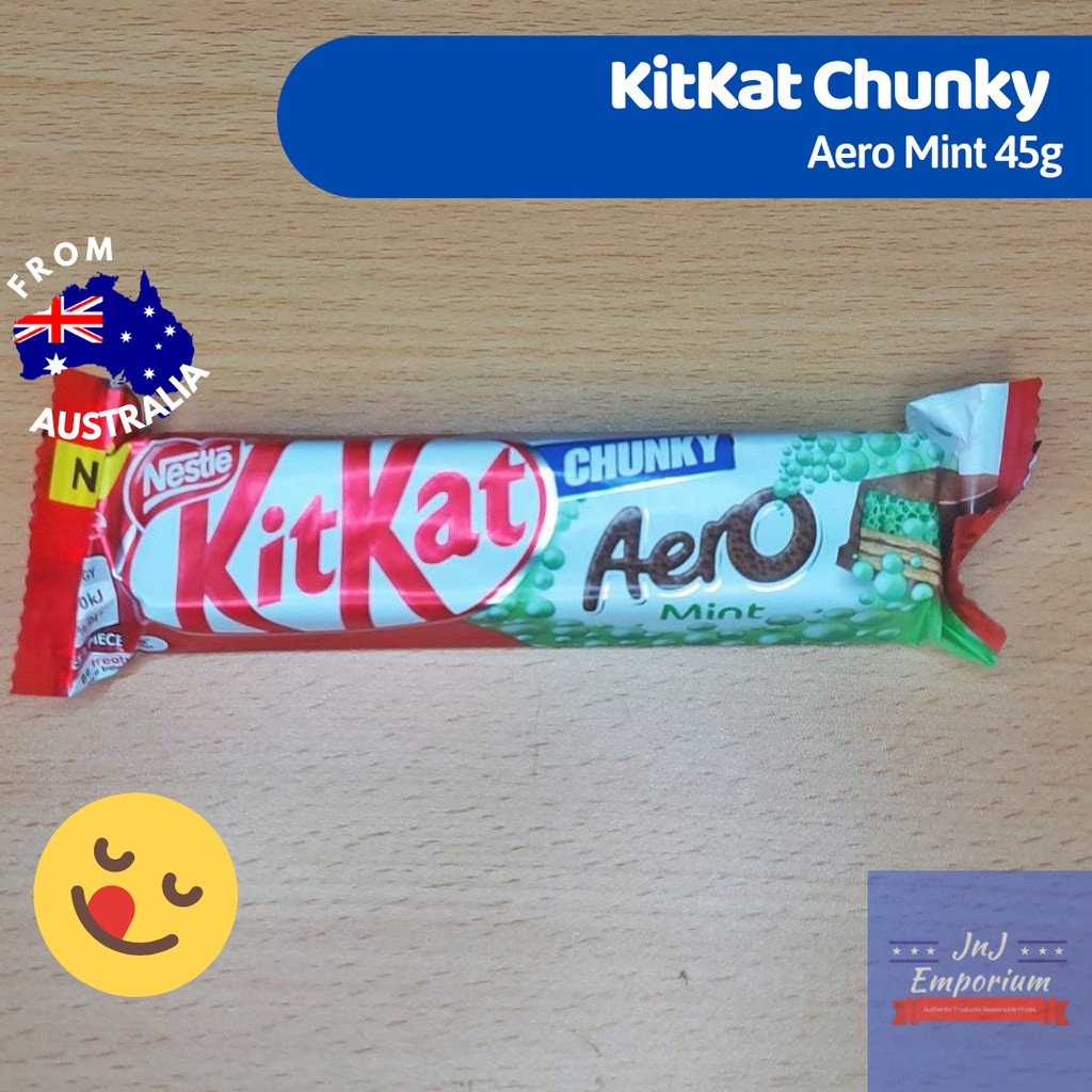 Nestle Kitkat Chunky Aero Mint Bar 45g Shopee Philippines