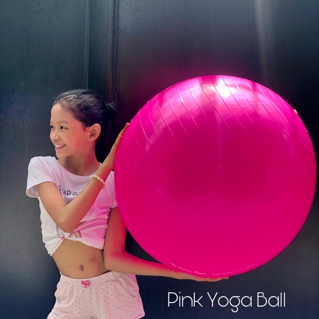 Pink cheap yoga ball