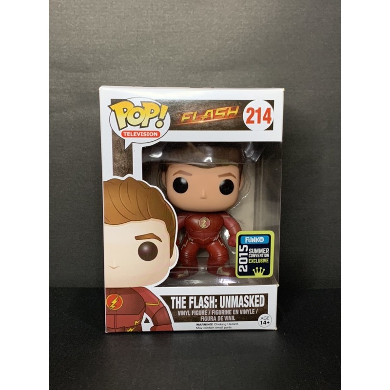 Funko pop the on sale flash unmasked 214