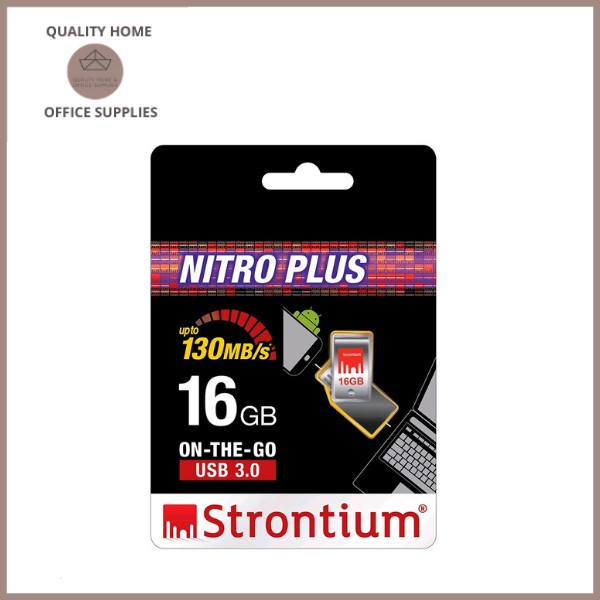 Strontium 16gb Nitro Plus OTG 3.0 130mb/s 100% Original USB Flashdrive ...