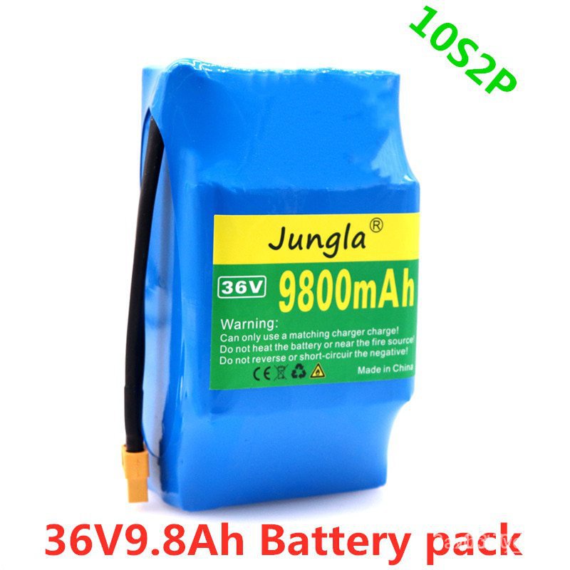 1pcs 10s2p 36V Li ion rechargeable battery 9800 MAH 9.8Ah single cycle ...