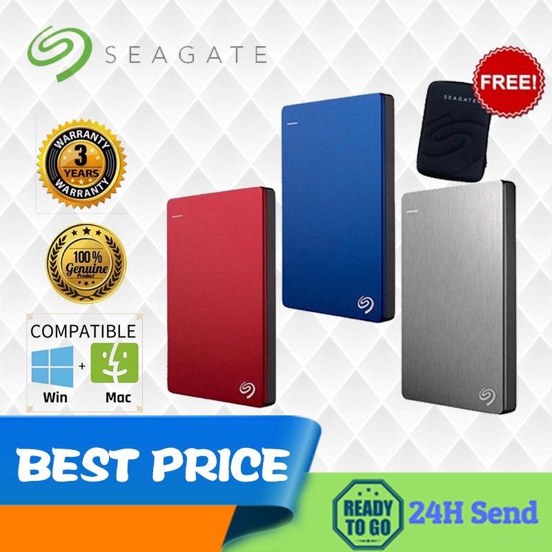 Seagate Original 1TB 500GB 4TB 2TB Backup Plus, USB 3.0 Portable