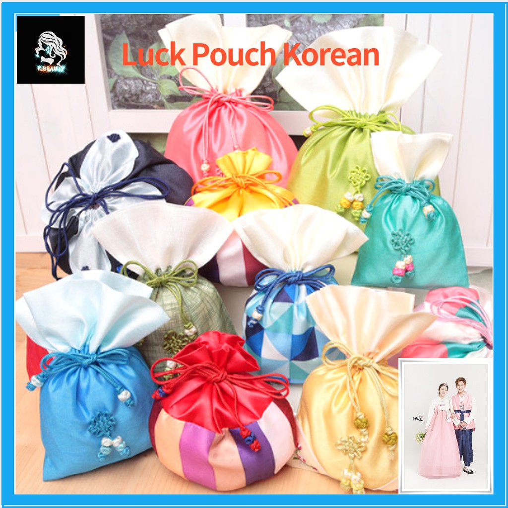 Korean pouch Traditional Luck Pouch Woolen Luck Pouch Shopee