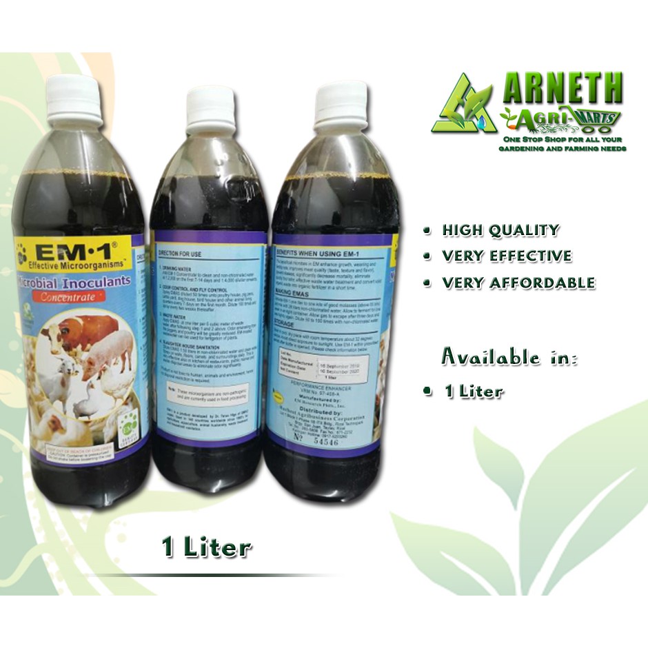 EM 1 FOR LIVESTOCK 1 LITER | Shopee Philippines