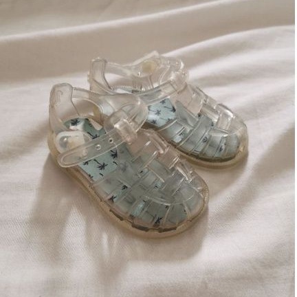 Clear baby store shoes