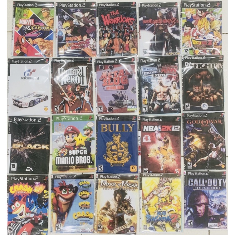 Playstation 2 Games PS2 Games (Burned CDs) Axel’s Gaming Lounge