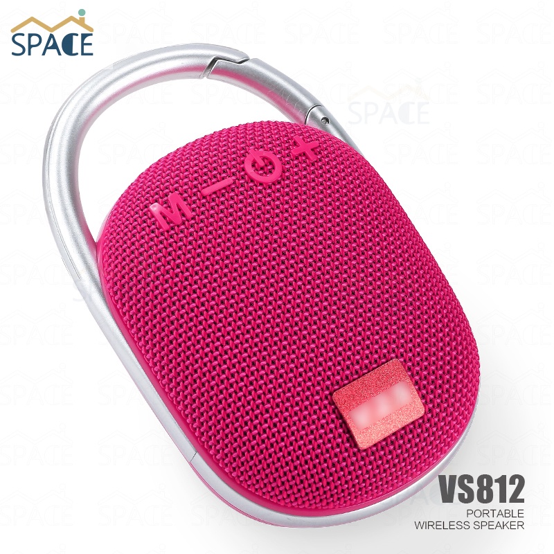 MSPACE Bluetooth Speaker Flashing LED Light Splash Proof RechargeAble