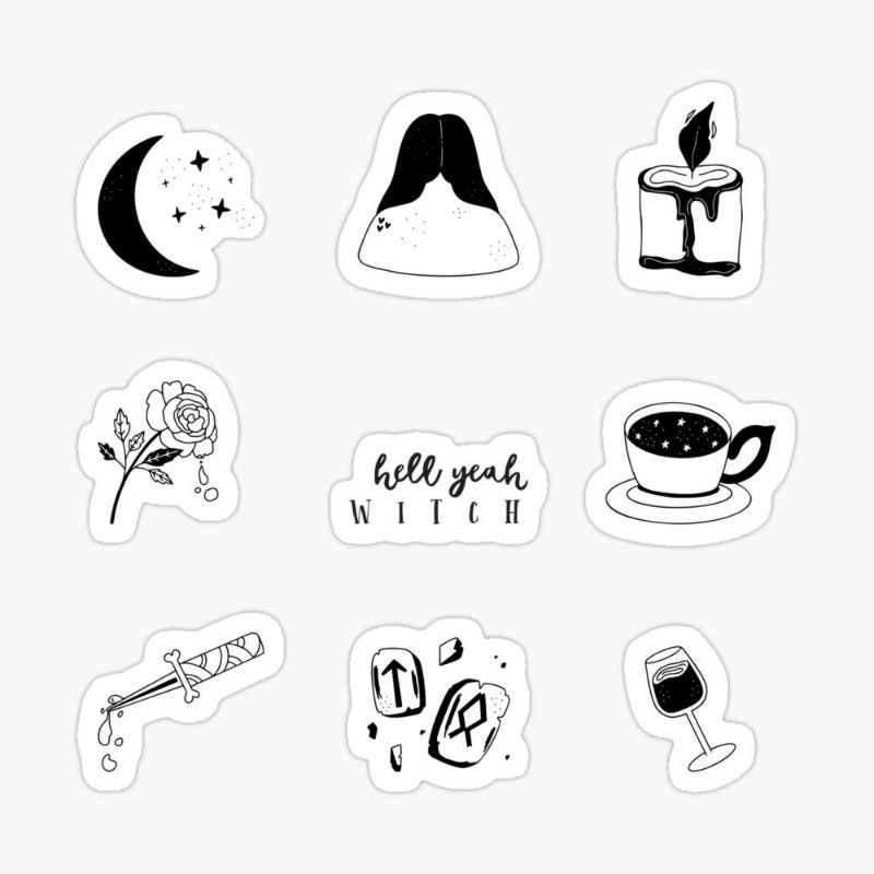 Black Aesthetic Stickers – Stickerdise