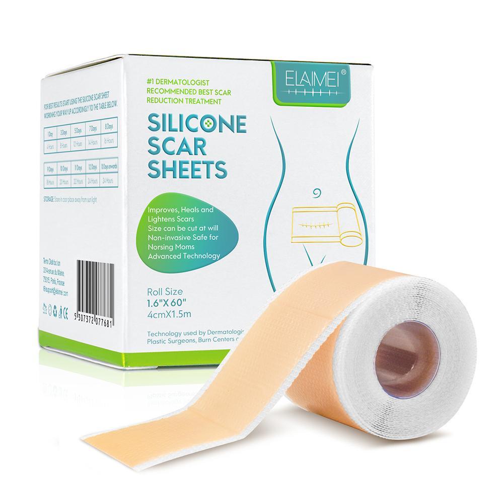 1 Roll Surgery Scar Removal Silicone Gel Sheet Patch Tape Sticker Skin ...