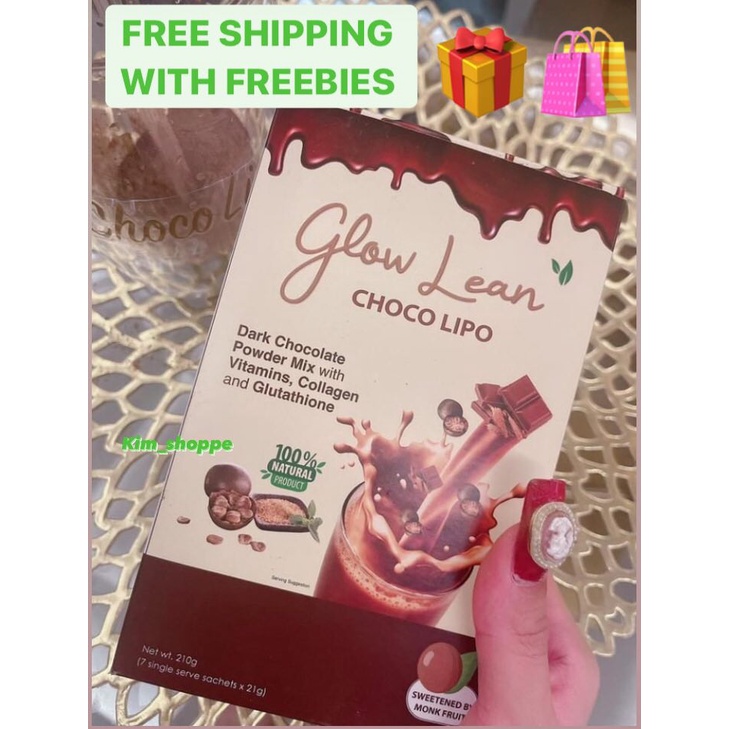 Glow Lean 16in1 ChocoLipo +FREEBIES qPaP | Shopee Philippines