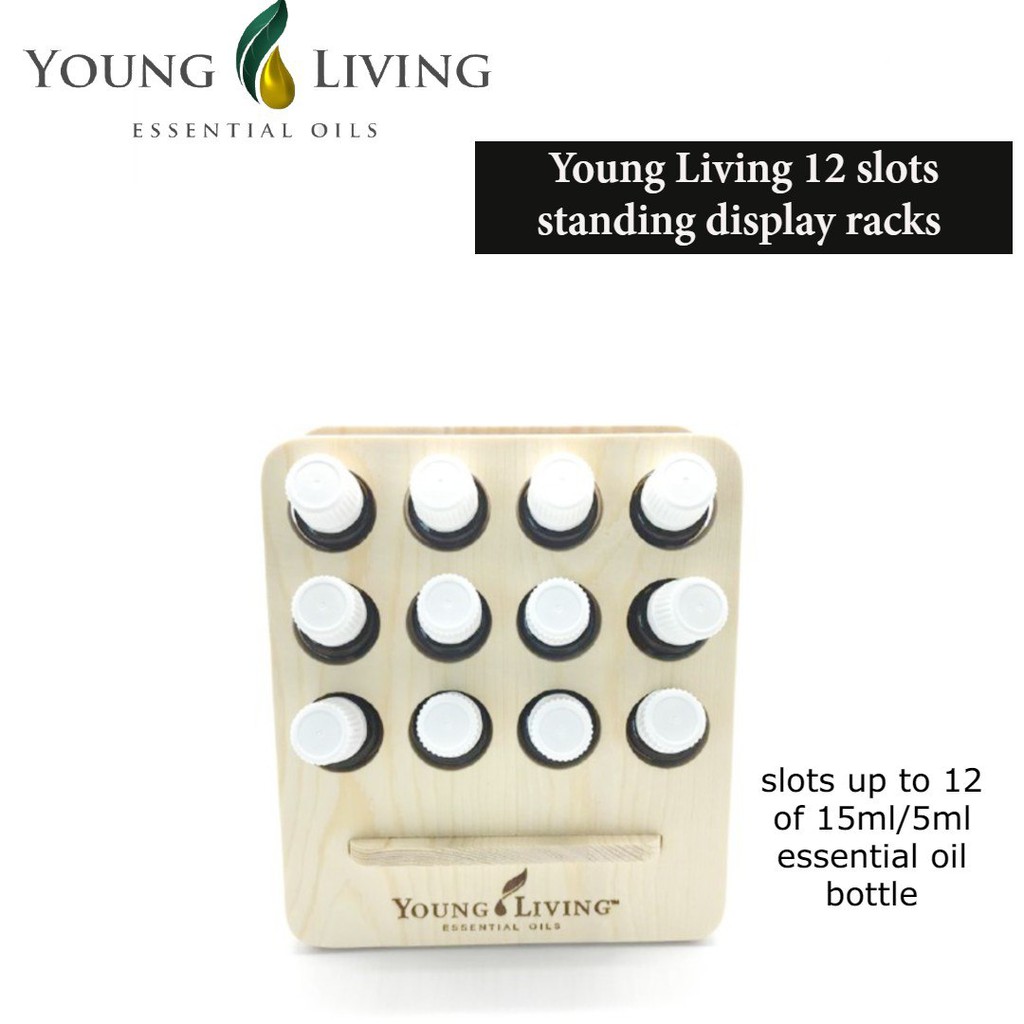 Young Living YL Essential Oil Rack Display Rack Wooden Rack 12 slots ...
