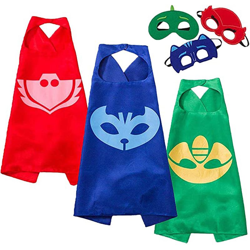 Pj Cape Mask Costume Catboy Owlette Gekko Cape Mask Halloween Fancy