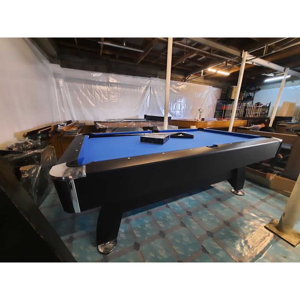 4x8 Blue Junior Billiard Table with complete set accessories [Medium ...