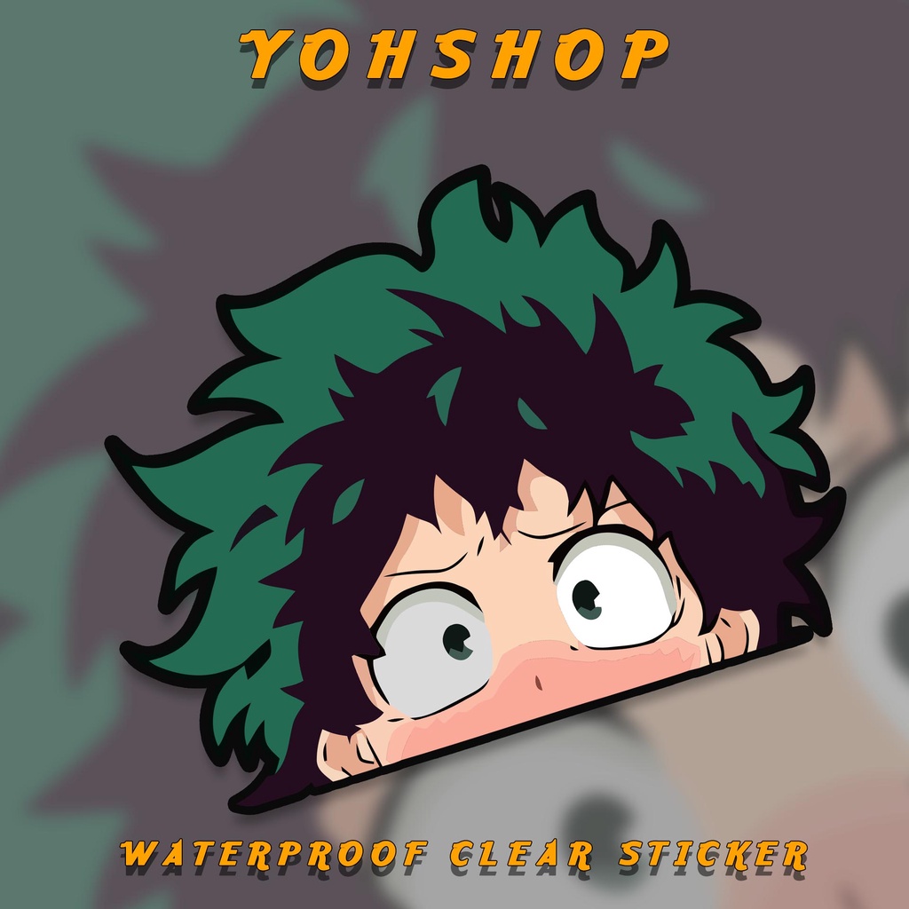 My Hero Academia Sticker My Hero Academia Peeker Waterproof Sticker Tumbler Anime Stickers 9417