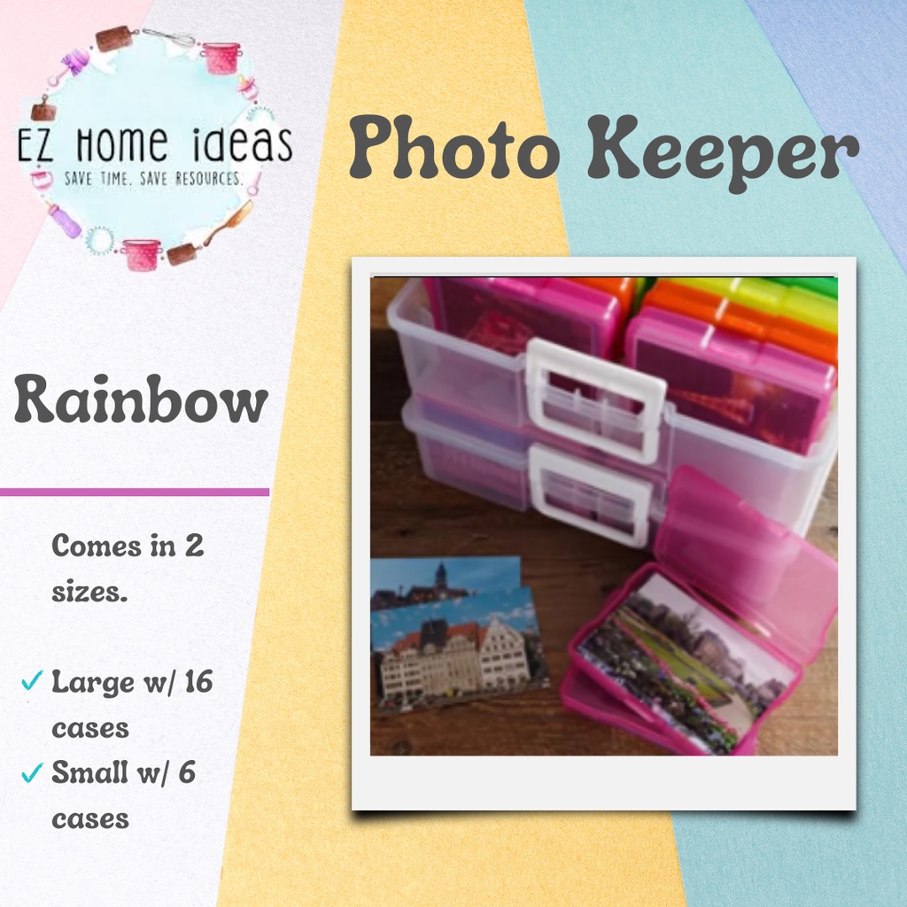 EZ Home Ideas Photo Keeper. Craft Keeper. Organizer for photos, crafts ...