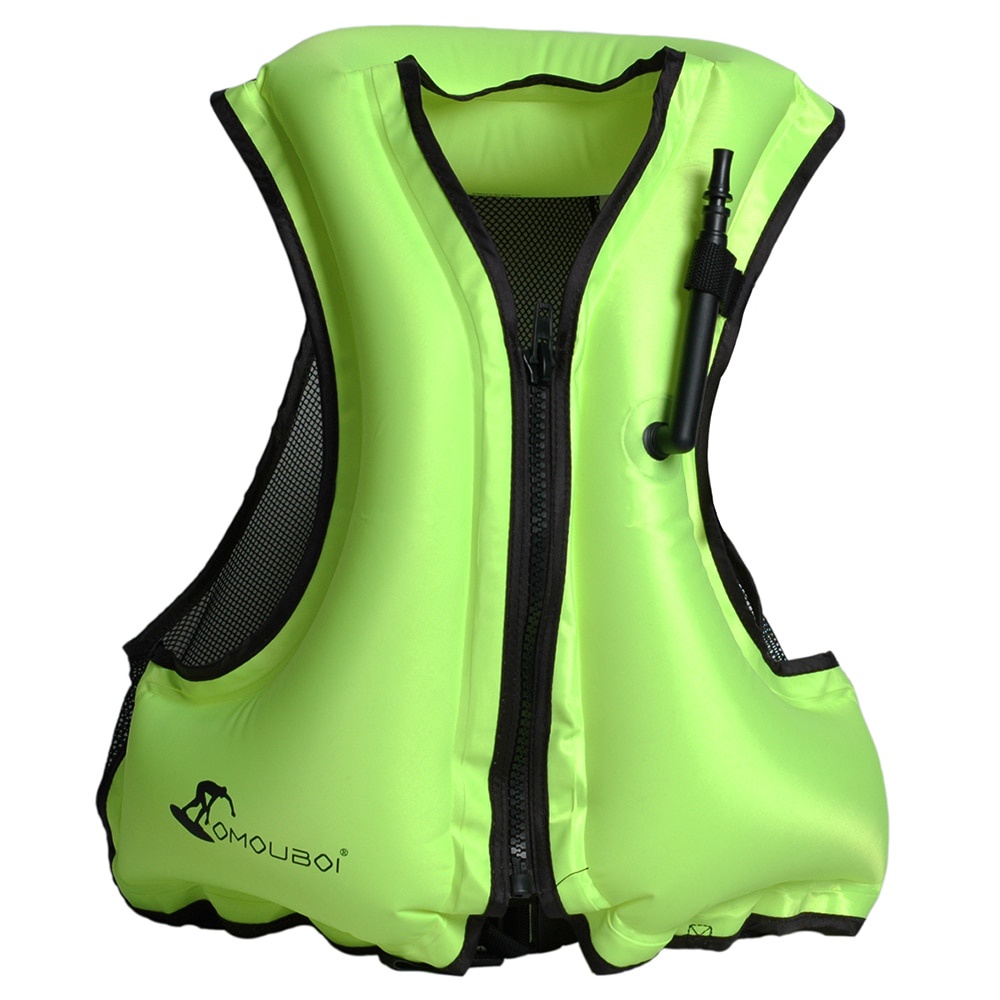 Adult Inflatable Swimming Life Vest Life Jacket Snorkeling Floating