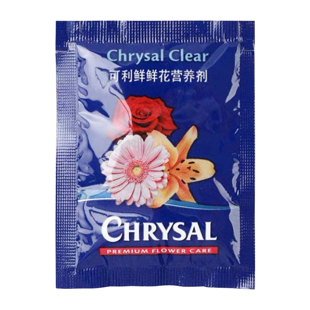 Chrysal Flower Food Packet Fresh Cut Flowers Clear formula Hydrate