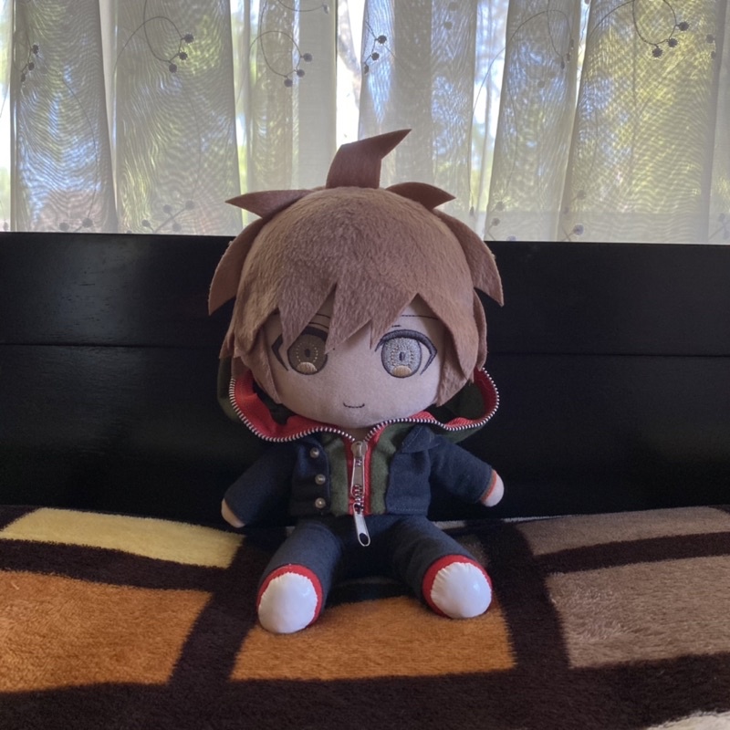 danganronpa: the animation makoto naegi anime sitting plush (algernon ...