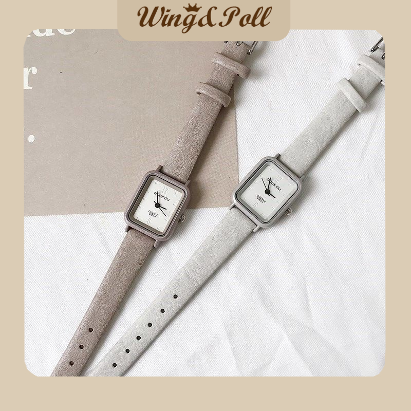 Trendy Square Dial Stainless Steel Bracelet Watch